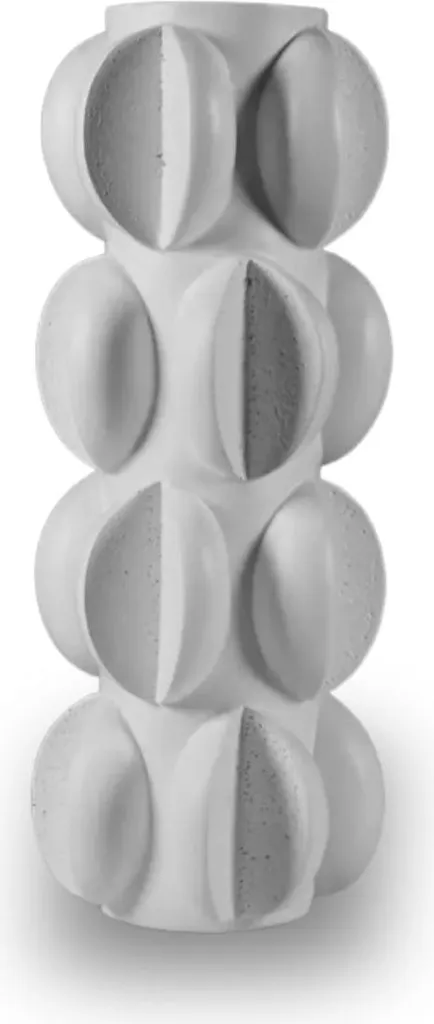Vase décoratif blanc mat 37 cm - Déco de table et centre de table chic - 15