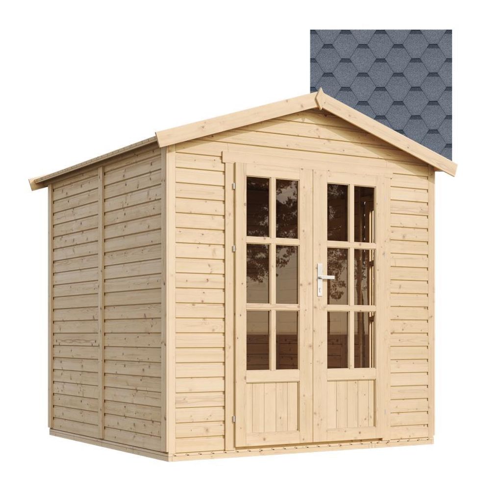 Szopa ogrodowa drewniana 4 m2 - H233 x 233 x 222 cm - Duża Zdjęcie produktu 