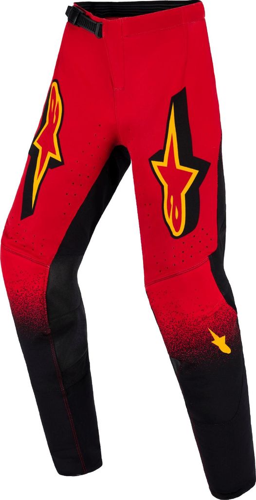 Alpinestars Supertech Scenz Kinder Motocross Hose, rot/schwarz/gelb, 24