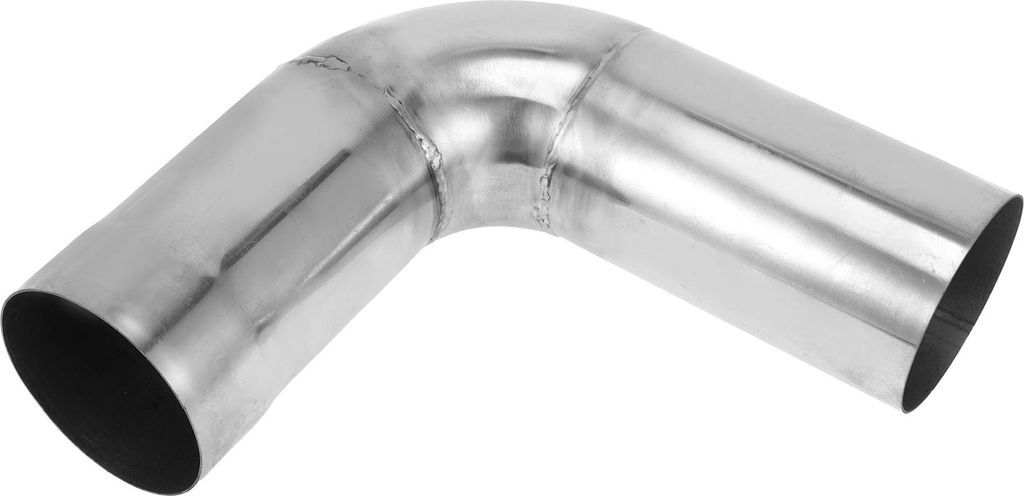 90 Grad Mandrel Auspuffrohr Auto Auspuffrohr Mandrel Biegen DIY Custom Rohrleitung Rohr 80mm Außendurchmesser 200mm Beinlänge 304 Edelstahl Silbe...