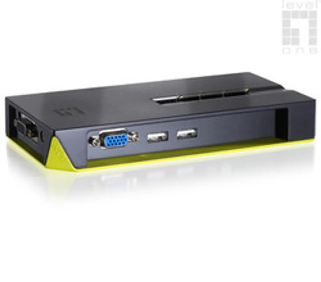 Switch KVM USB LevelOne 4 ports pour console VGA et partage écran