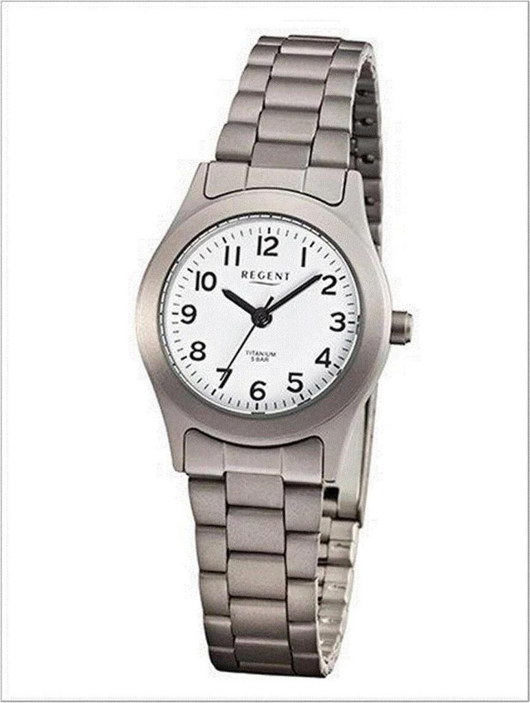REGENT F855 Damen Titanuhr mit Titanarmband - F-855 Produktbild 