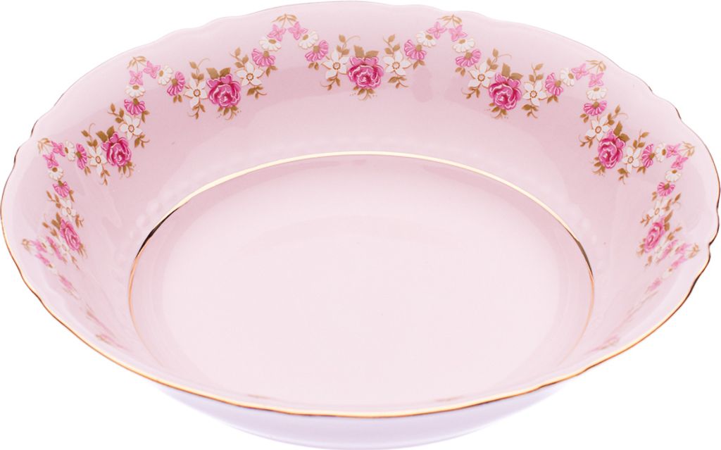 Compotier, 16 cm, porcelaine rose, fleurs, Leander Image du produit 