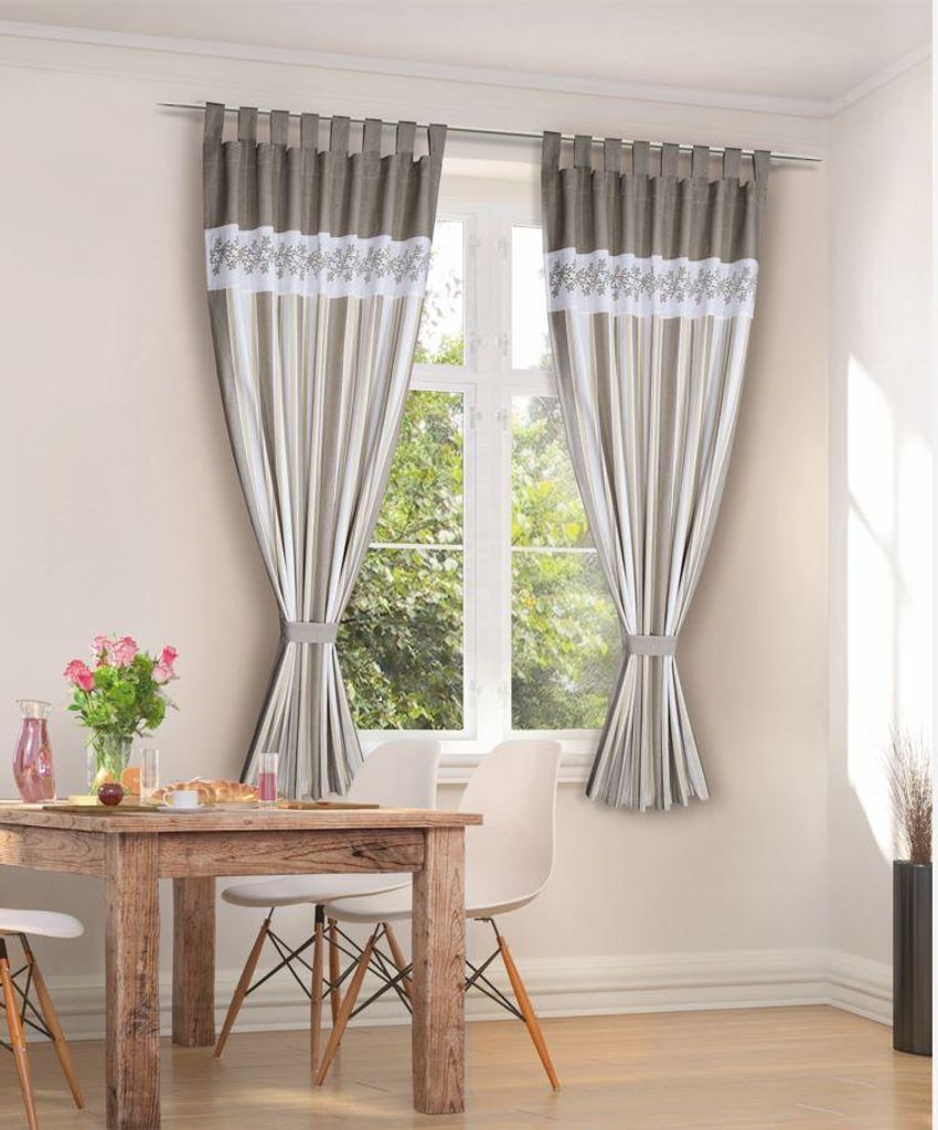 Schlaufenschal  mit Raffhalter "Heidi": Größe (HxB): Produktbild 
