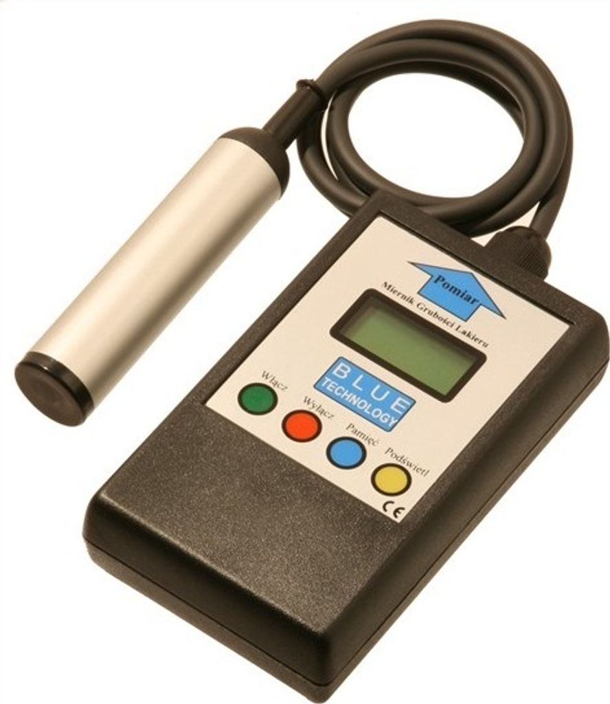 BLUE TECHNOLOGY Miernik grubości lakieru MGR-10-S-FE Zdjęcie produktu 