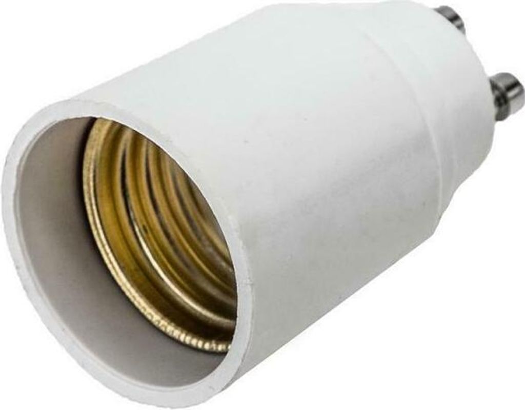 Leuchtmitteladapter Adapter Lampensockel Sockel Adaptersockel Lichtadapter LED GU10 --> E27
