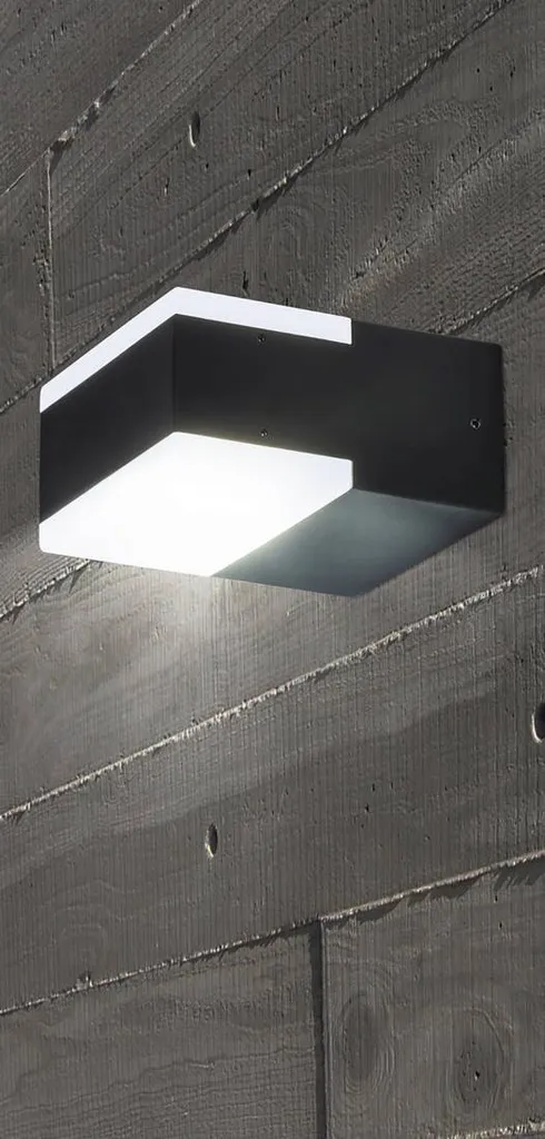 Lampe murale LED Bona 2x 4,5W anthracite Rabalux - Éclairage IP44 solide - 6