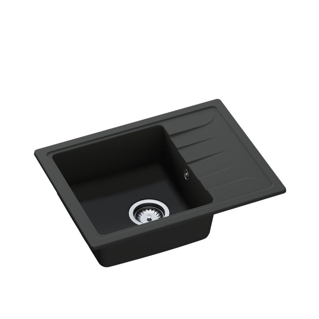 GranMaster Gracia Granitspüle 1 Becken mit Abtropffläche - Produktbild 