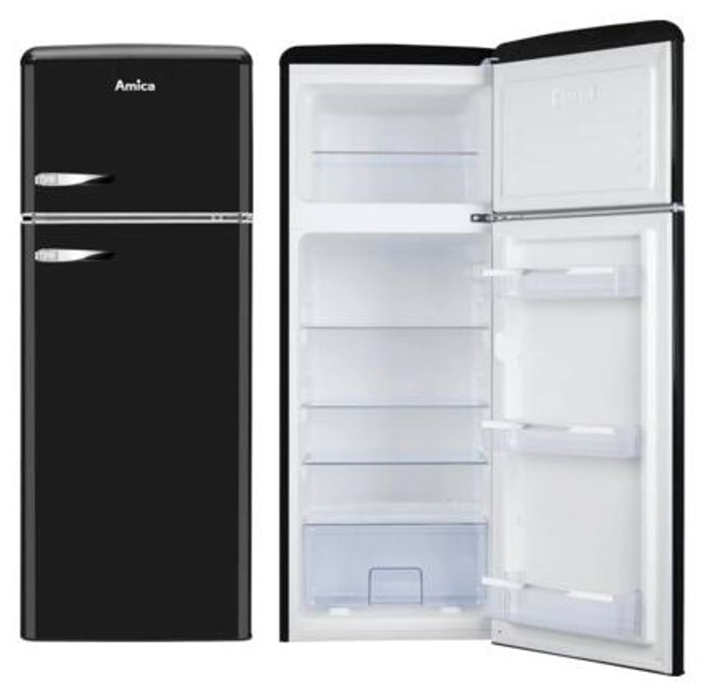Amica KGC15637MS Doppeltürkühlschrank 162/44L E Produktbild 