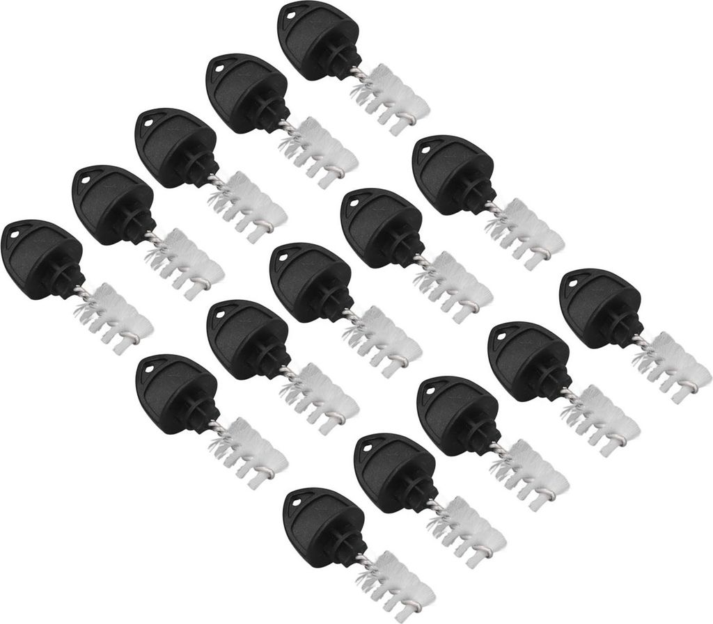 15pcs Bier Tap Plug Pinsel 304 Edelstahl ABS Wasserhahn Reinigung fr Kchenstange