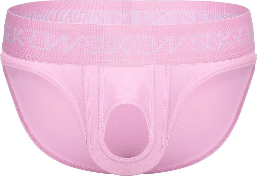 SUKREW - Herren Slip Unterwäsche - U-Style Brief Summer Pink - 1x Größe XXL