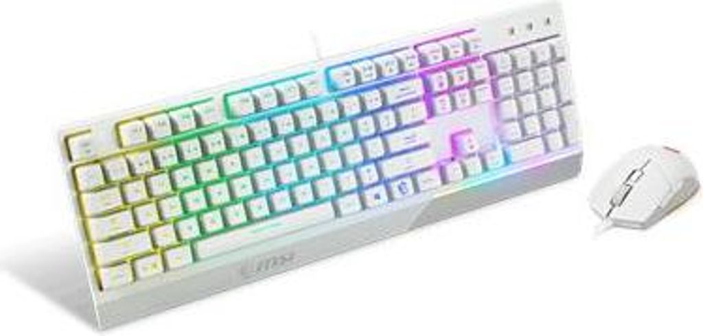 MSI | Vigor GK30 COMBO WEISS | Tastatur- und Maus-Set | Kabelgebunden | Maus enthalten | USA | Weiß | g
