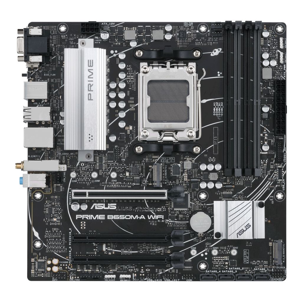 ASUS PRIME B650M-A WIFI AMD B650 Sockel AM5 micro ATX