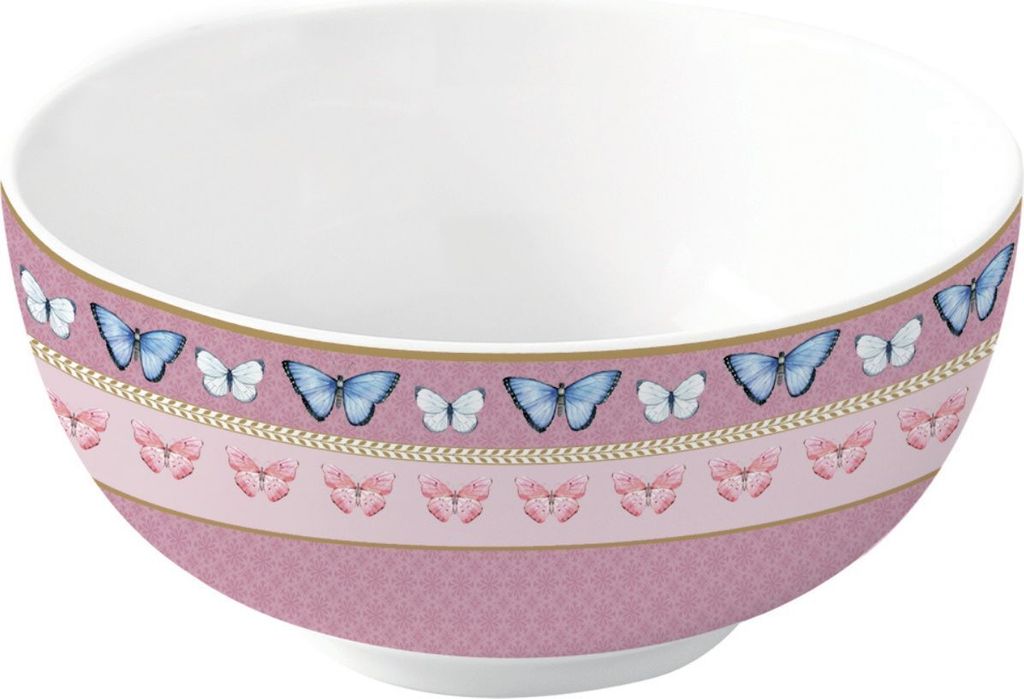Dessertschale SPRING PARADE mit Schmetterlingen D. 12cm Produktbild 