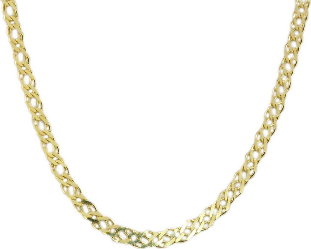 Armkette Zwillingspanzer echt Gold 333 ( 8 kt ) in 19 cm Produktbild 