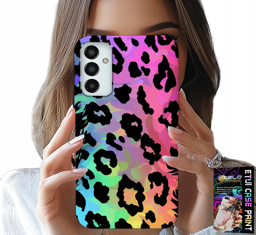 Cover Samsung M23 Vetro Temperato Leopardato - Protezione 9H Arcobaleno