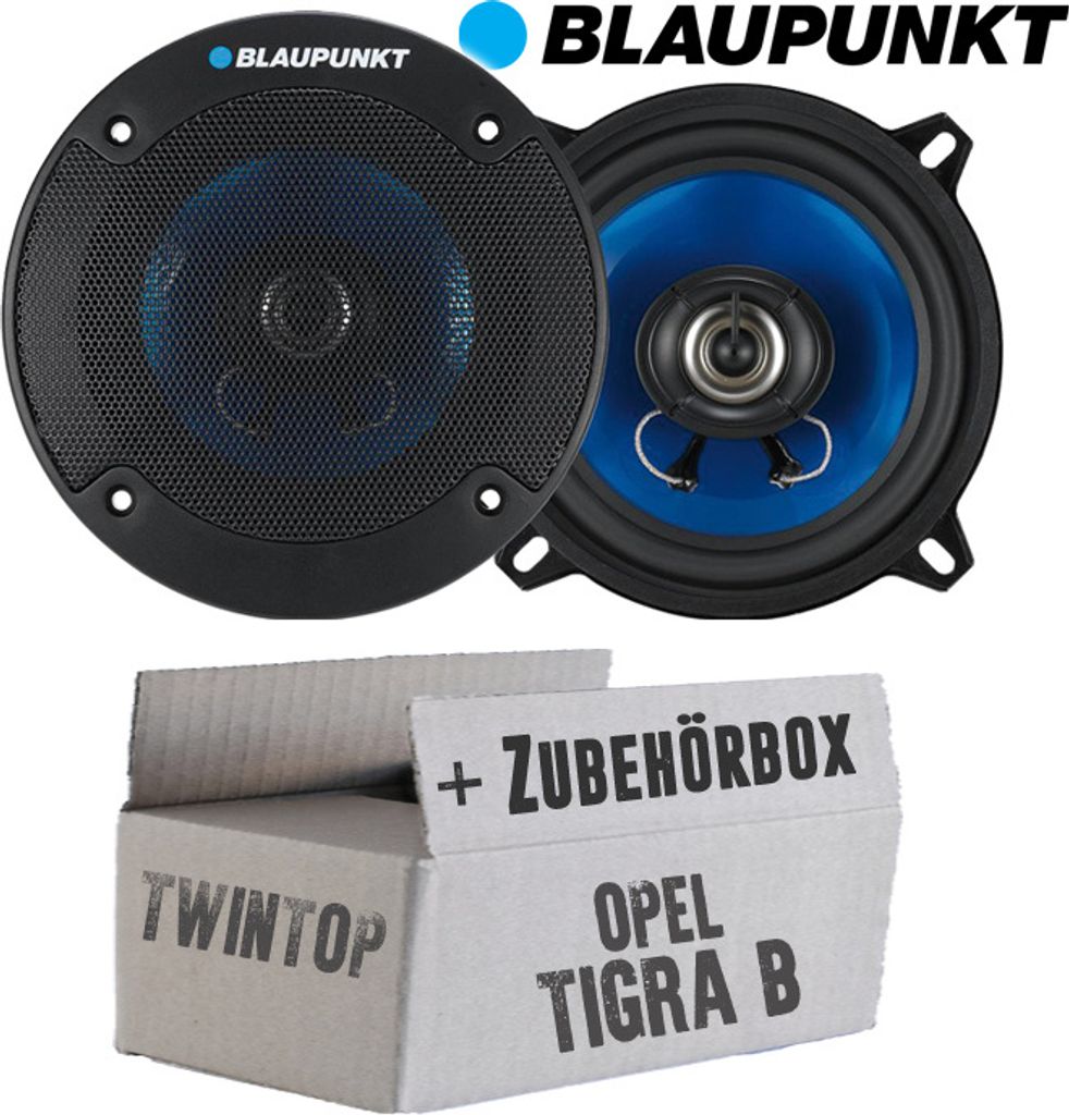 Opel Tigra B Twin Top - Lautsprecher Boxen Blaupunkt ICx542 - 13cm 2-Wege Auto Einbauzubehör - Einbauset