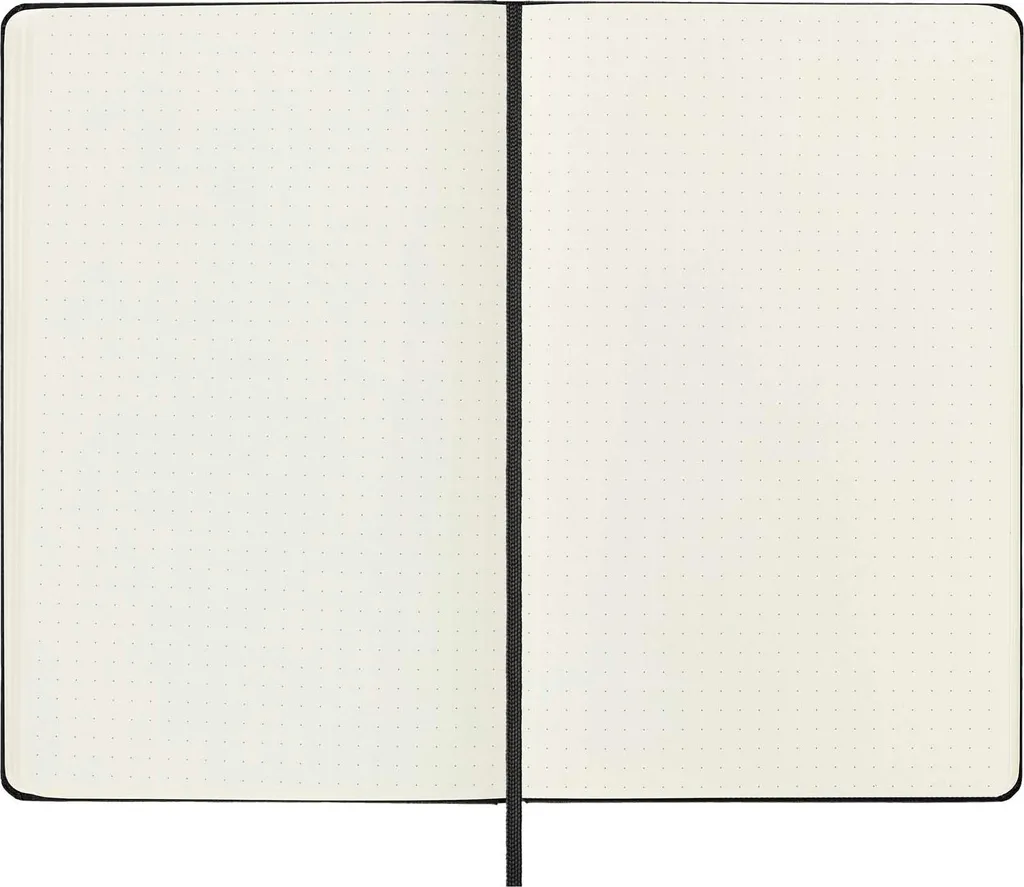 Carnet de notes classique 13x21 à points noirs pour écriture fluide - 9