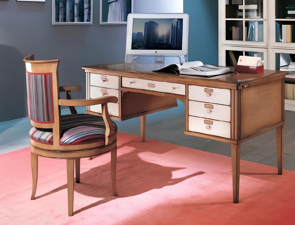Schreibtisch Italienische Tisch Sekretär Computermöbel Tische Möbel Italien Neu