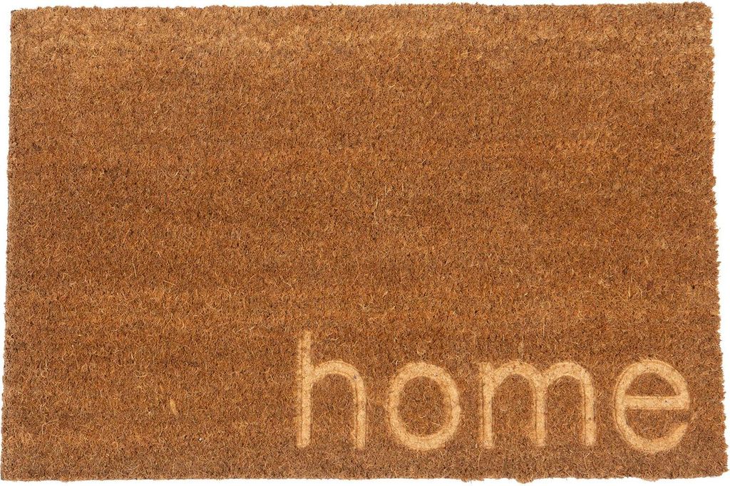 Nicola Spring Kokosfaser-Fußmatte – 60 x 40 cm – geprägtes Zuhause