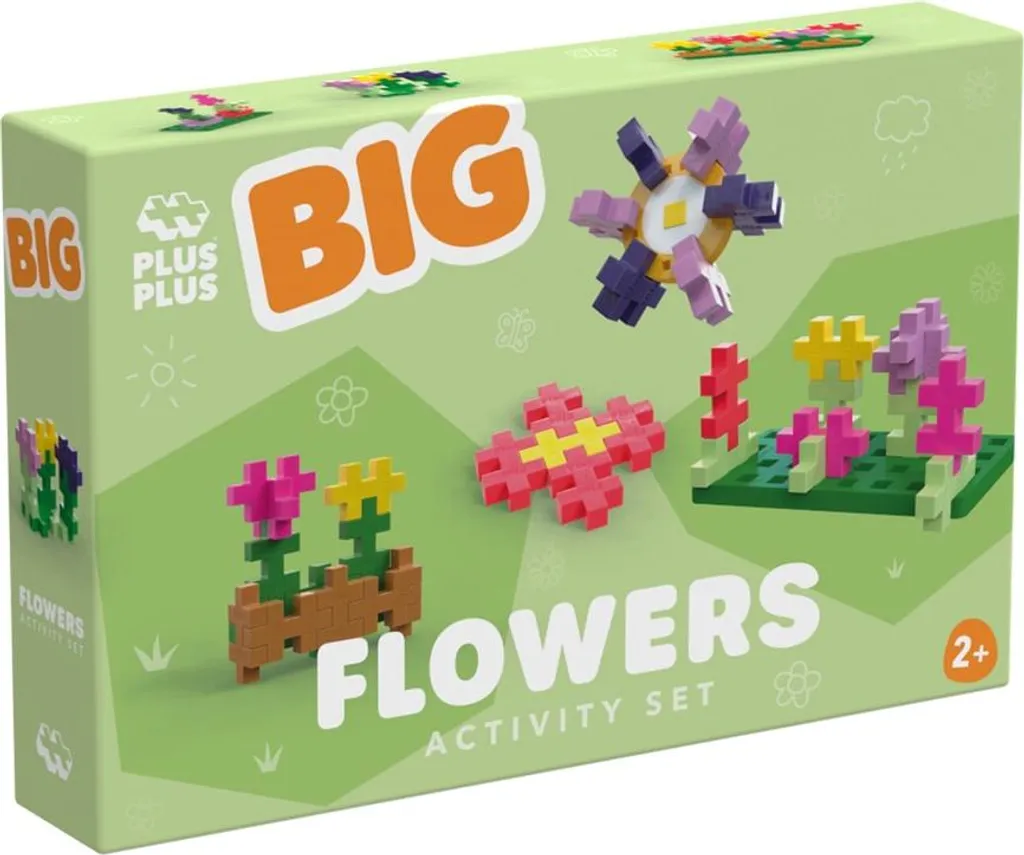 Jeu Plus-Plus Big Fleurs 4355 : Éveil Manuel sans Écran Enfant