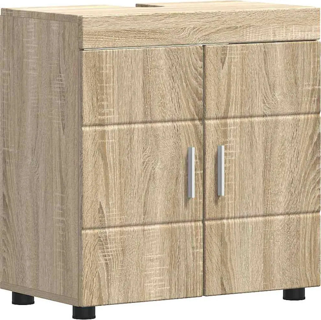 SYFAX™ Set di Armadi da Bagno TULUM Rovere Sonoma 60 x 34 x 63 cm