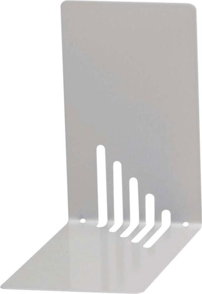 MAUL Buchstütze Stahl 14 x 8.5 x 14 cm grau Produktbild 