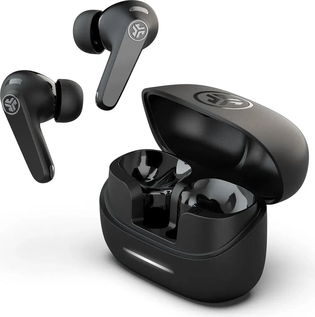 Écouteurs Bluetooth JBuds Pods ANC Noirs Idéal pour Sport et Télétravail