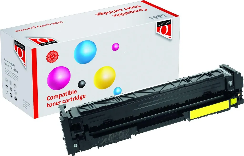 Quantore Toner Jaune CF532A 205A pour Imprimantes HP LaserJet Pro M254