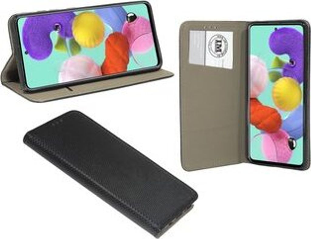 cofi1453 Buch Tasche "Smart" kompatibel mit SAMSUNG GALAXY A51 ( A515F ) Handy Hülle Etui Brieftasche Schutzhülle mit Standfunktion, Kartenfach S...