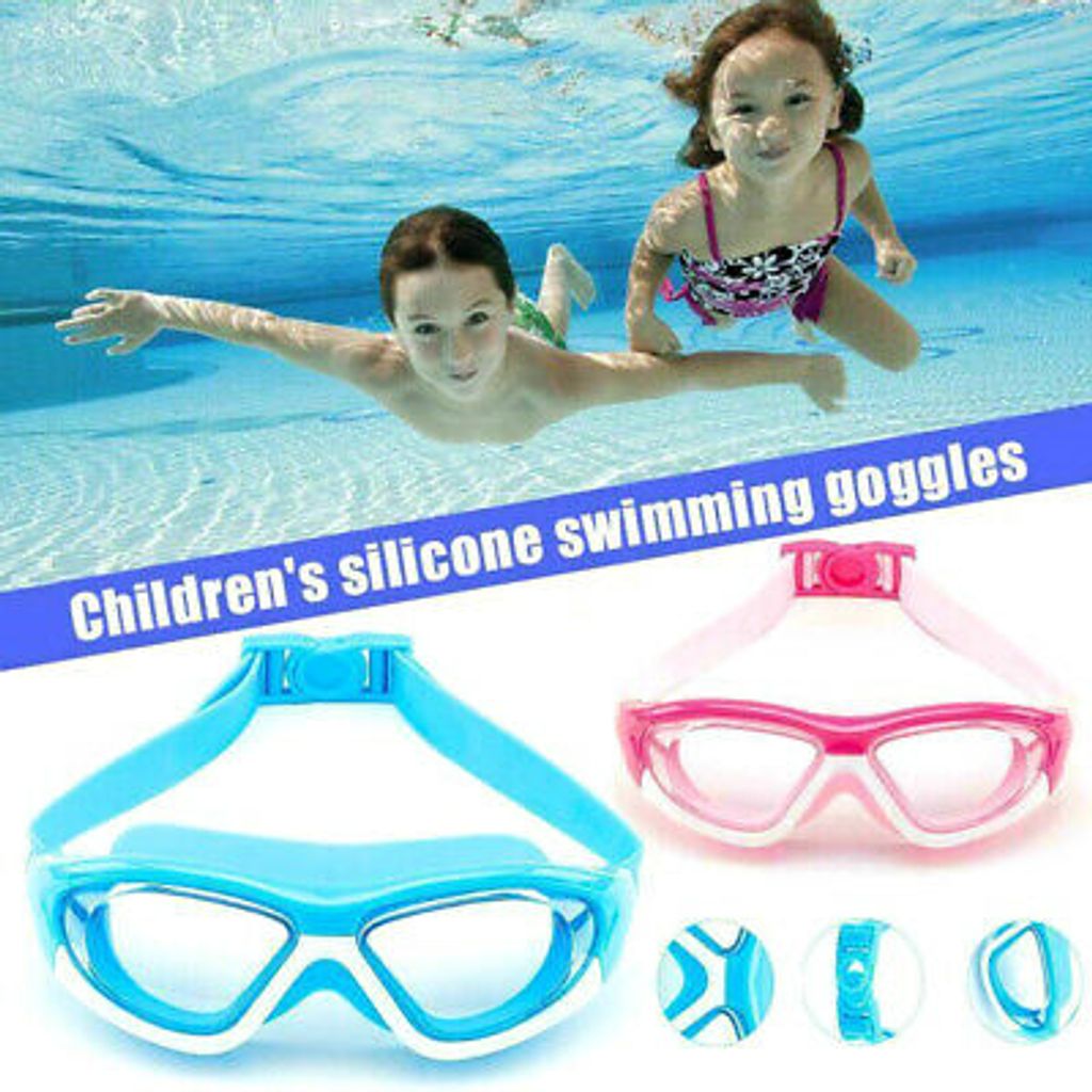 Kinder Sport Taucherbrille Schwimmbrille UV-Schutz Sommer Antibeschlag Schwimmen 