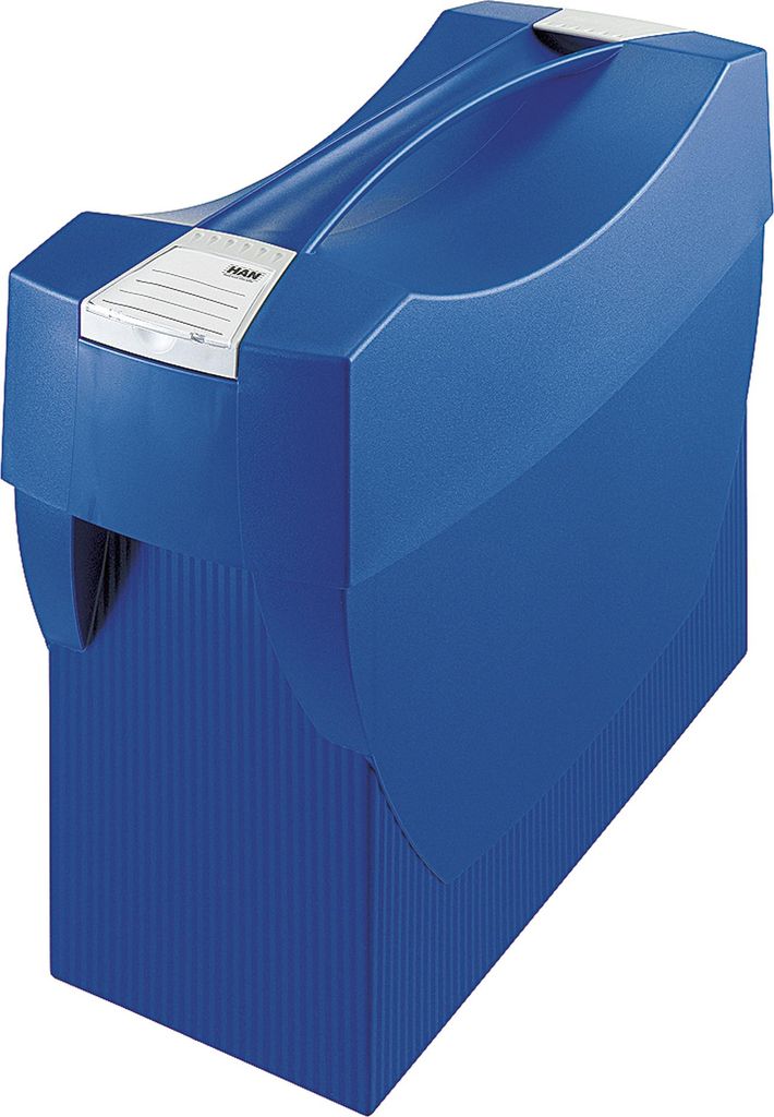 HAN Hängeregistratur Box SWING PLUS Kunststoff blau mit Deckel