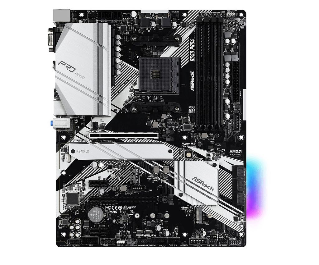 ASRock B550 Pro4 - Motherboard - ATX - Socket AM4 - AMD Produktbild 