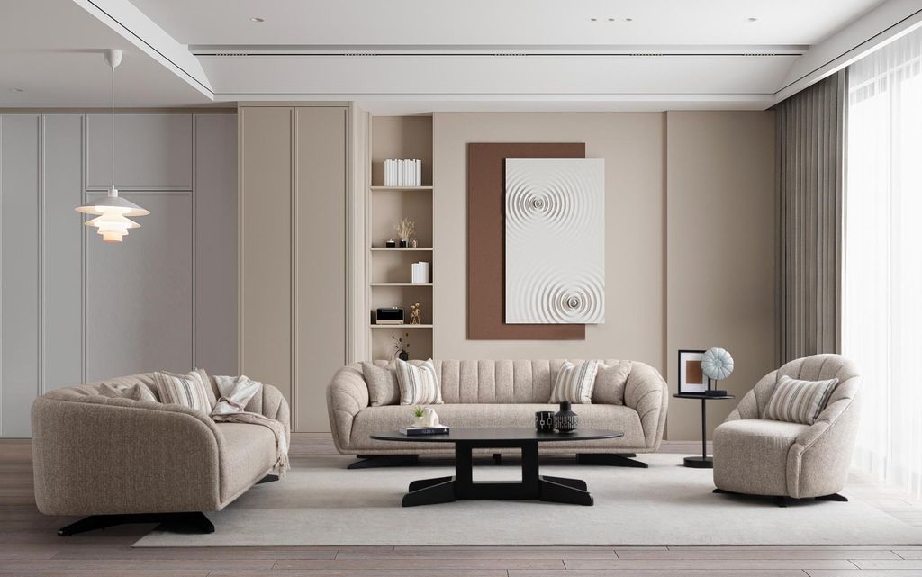 Sofagarnitur 331 Sitzer Set Design Sofa Polster Couchen Couch Modern Luxus Neu