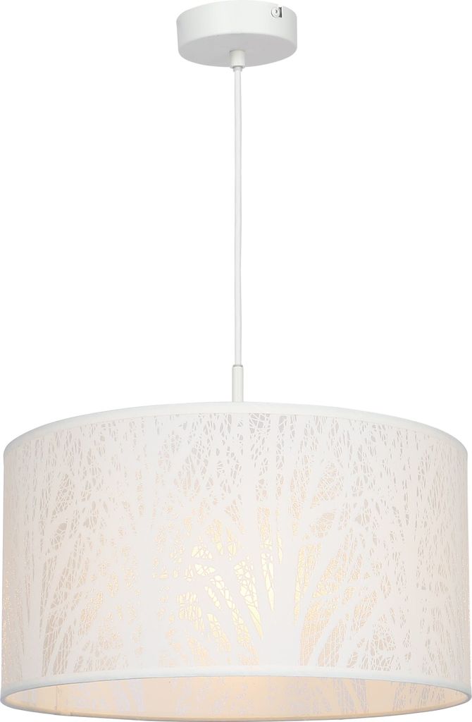 Globo Lighting Hängeleuchte Metall weiß, 1x E27 Produktbild 