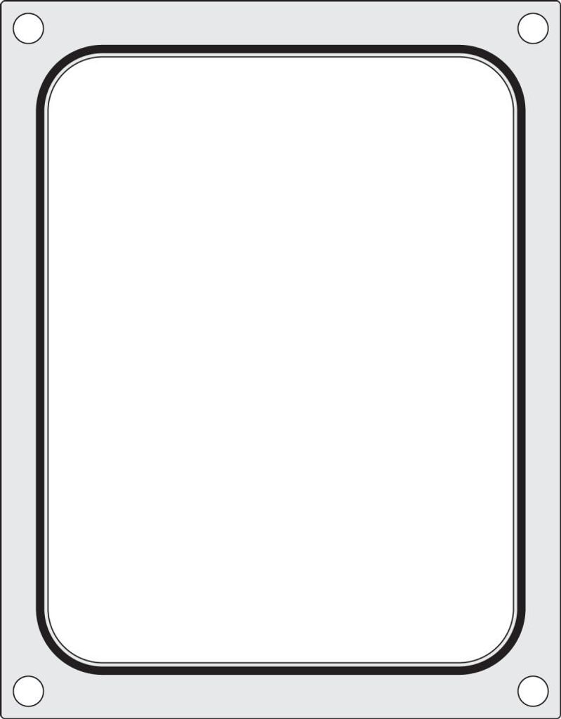 HENDI Matrize für Versiegelungsmaschine, ein Behälter (227x178 mm)