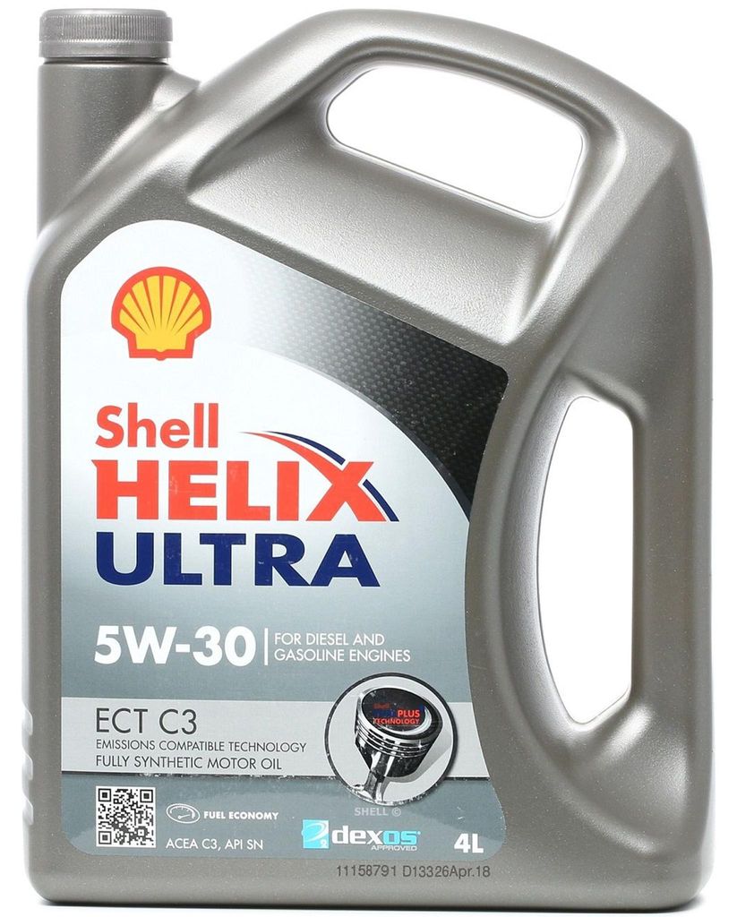 SHELL Helix Ultra ECT C3 für 5W-30 4 Liter Motoröl Produktbild 