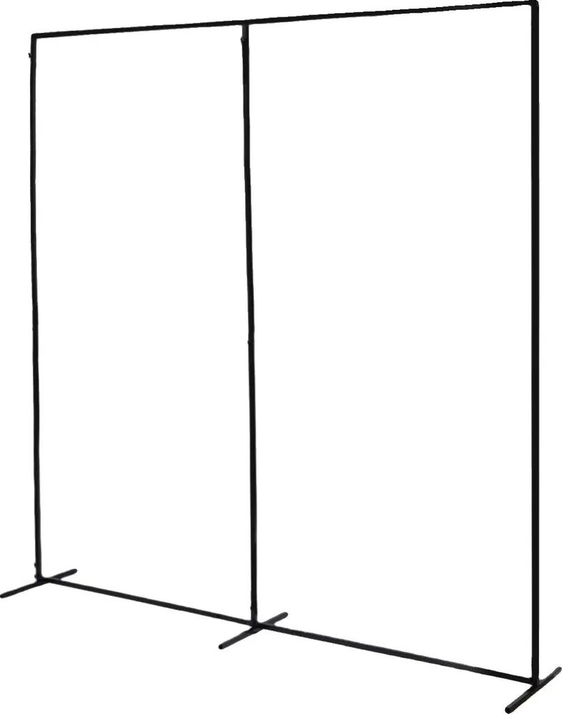 Support arche de mariage noir carré 7.5ft pour cérémonie en extérieur