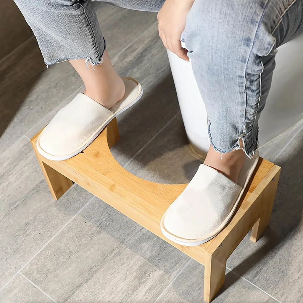 Tabouret de toilette bambou : solution contre constipation et douleurs - 7