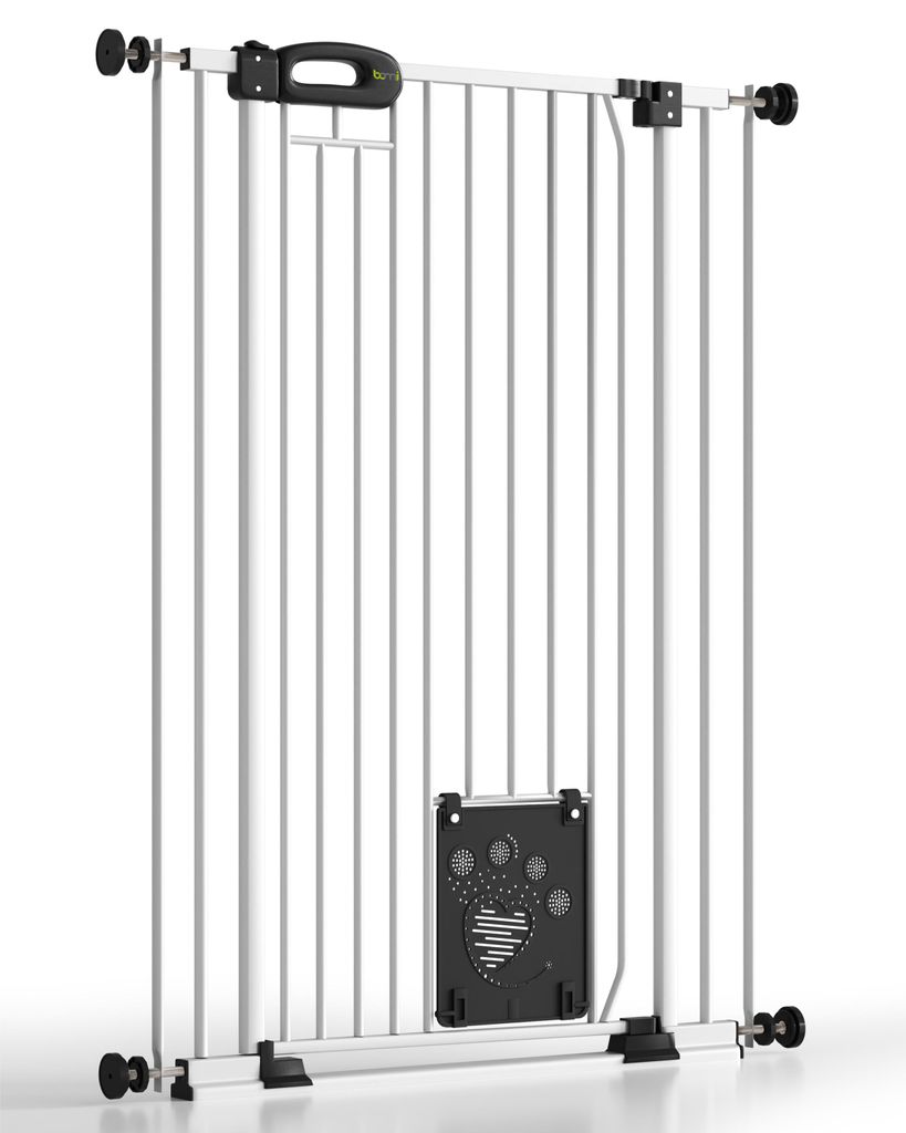 BOMI® Barrière pour animaux Merle avec chatière – Sans Image du produit 