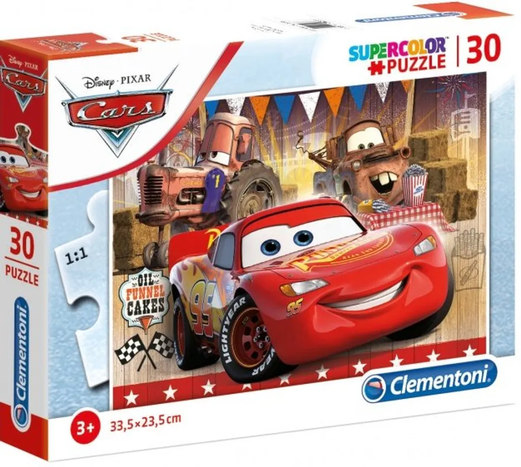Puzzle Pixar Cars 30 pièces - Jeu éducatif Flash McQueen pour enfant