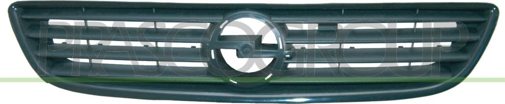 PRASCO OP7152011 Kühlergrill Frontgrill für OPEL Zafira A (T98) Schwarz