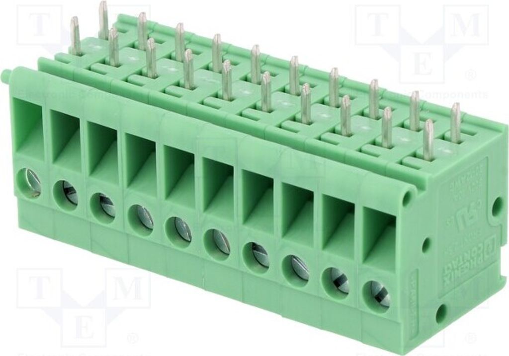 1x Klemmleiste für mit 90°-Winkel 5mm Wege: 1 20A 2,5-H/SA 5-EX 1701159 Klemmlei
