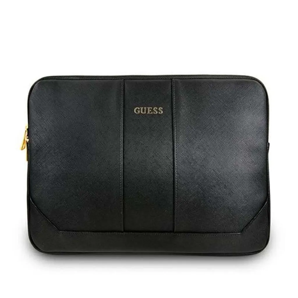 Guess Gucs13Tbk Sleeve 13'' Nero Saffiano - L'Accessorio Laptop Chic