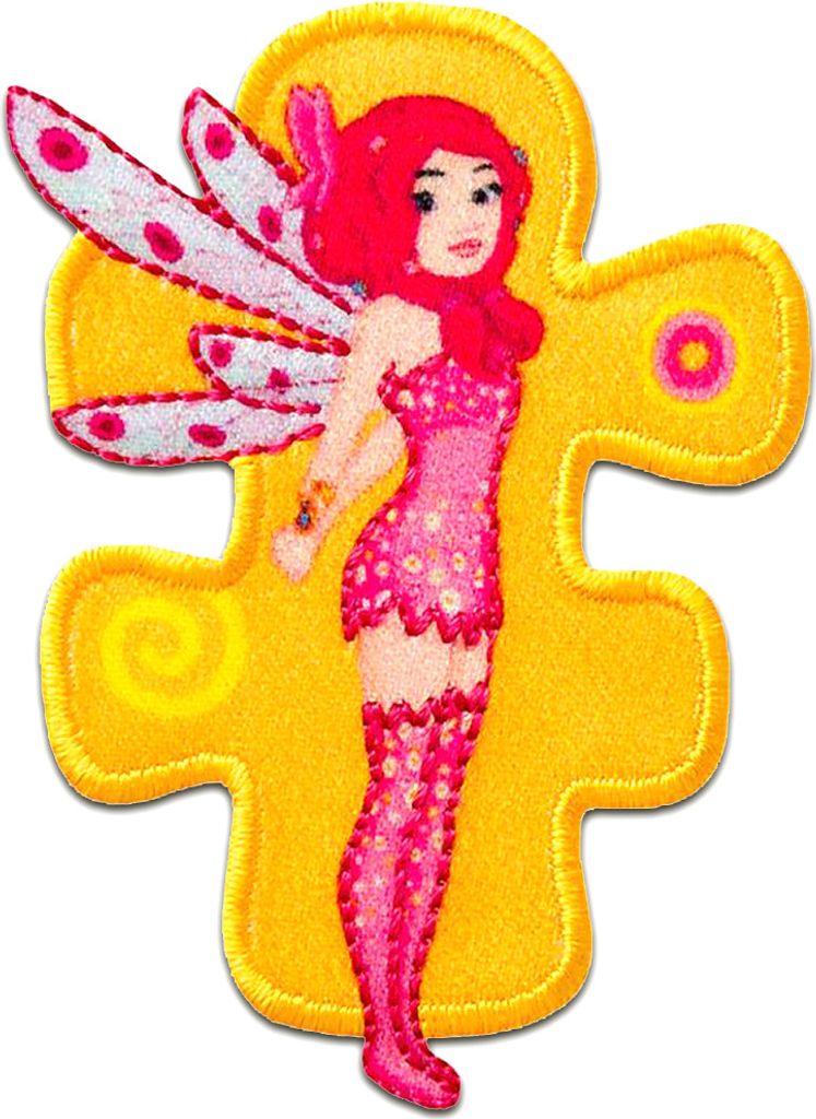Mia and me Mia Fee Comic Kinder - Aufnäher, Bügelbild, Aufbügler, Applikationen, Patches, Flicken, zum aufbügeln, Größe: 5,9 x 4,4 cm