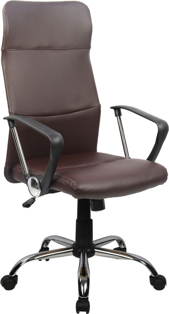 SVITA AIKO Bürostuhl Schreibtischstuhl Arbeitsstuhl mit Rollen Braun