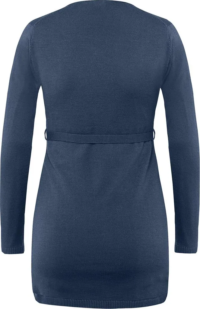 Pull de maternité Bellybutton en laine bleu marine - Chic et Confort