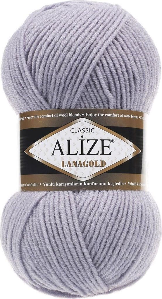 ALIZE Lanagold 200 Flieder-Grau Produktbild 