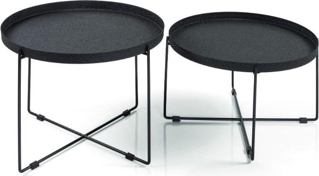 Luxus Couchtisch Designer Wohnzimmertisch Schwarzer Tisch Edelstahl Tische