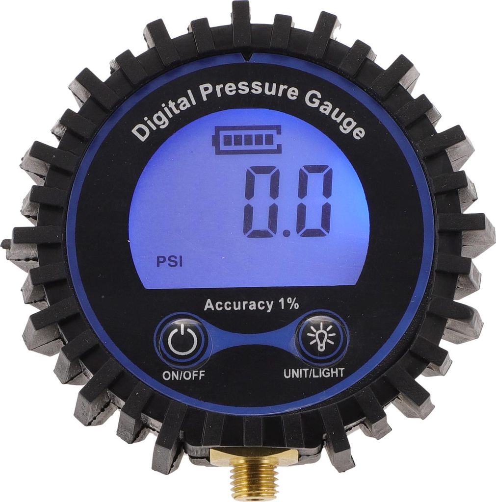 Universal 0-250PSI Digitaler Reifendruckmesser M8x1 Digitaler Luftdruckmesser für Autos 1 Stück ohne Batterie